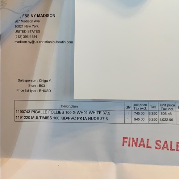 BNIB nude Louboutin Multimiss 100 Kid/PVC pumps - Picture 7 of 8